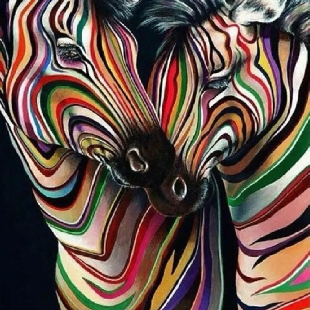 ZEBRA LOVE Diamond Painting